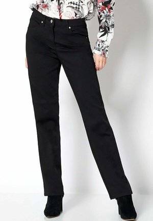 STYLE HONEY - Trousers - black