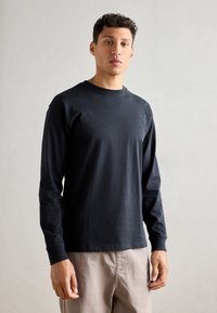 Scotch & Soda LOGO - Top s dlouhým rukávem - anthracite