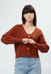 INFLUENCER FANCY RAGLAN-SLEEVE  - Cardigan - caramel