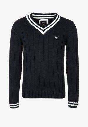 Harris Wilson, Strickpullover - dark blue