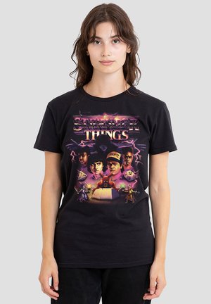 Print T-shirt - black