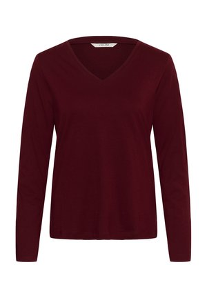 Cream, NAIA LONG SLEEVE - Maglietta a manica lunga - zinfandel