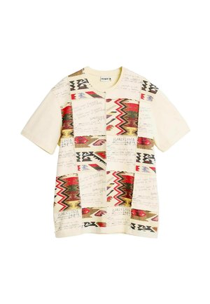 Desigual, ETHNIC PRINT T-SHIRT - T-Shirt print - white