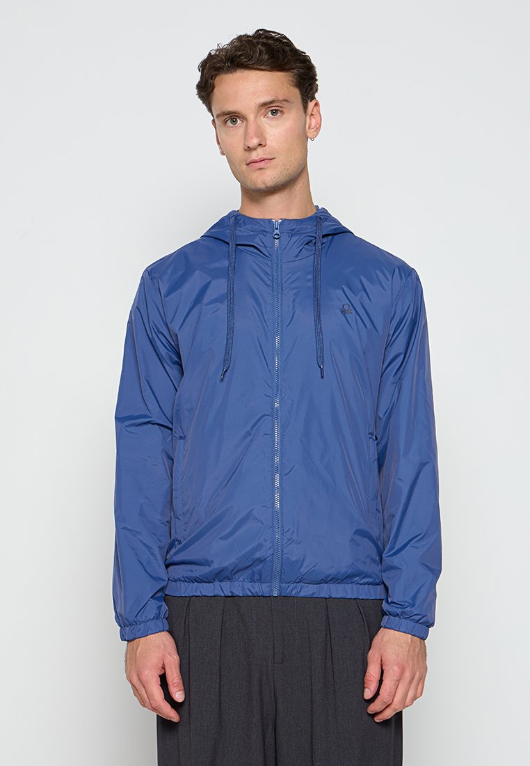 United Colors of Benetton Lichte jas blauw