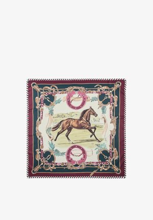 Friends Like These, PRINTED MULTI-WAY SATIN HEAD SACRF . - Foulard - horse print