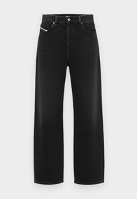 D RISE - Calças de ganga de perna direita - black denim