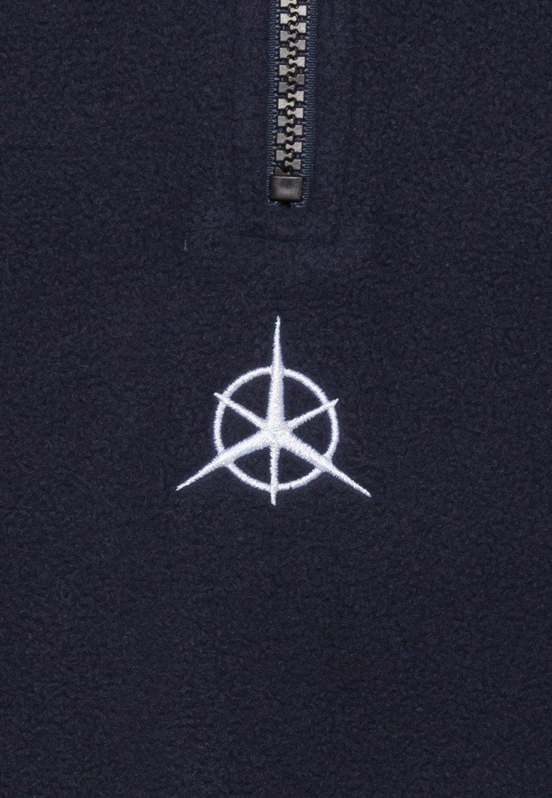 Jack Jones JCOFRIDAY HIGH NECK Felpa in pile navy blazer/blu