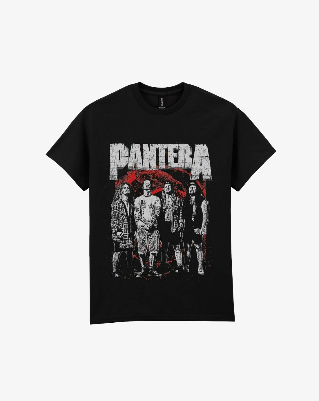 T Shirt Maglia Pantera Rosa T-Shirt Nera Donna Pink Panther Print