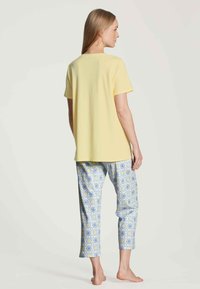 Calida 7/8 - Pyjama - light yellow, light blue