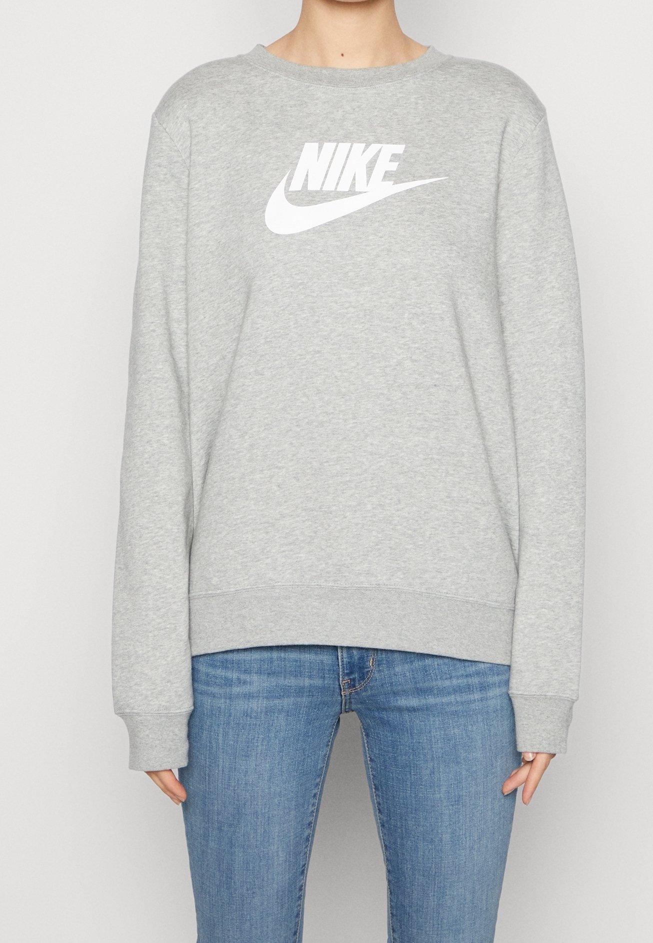 plain grey nike sweatshirt