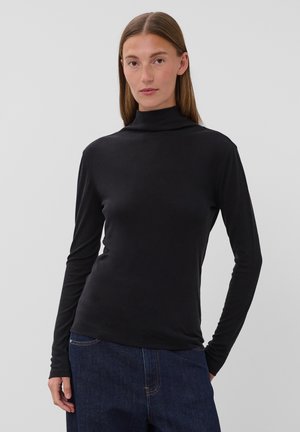 Soaked in Luxury, SLINANA HIGH NECK - T-shirt à manches longues - black