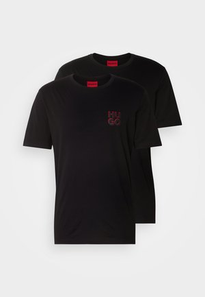 DIMENTO 2 PACK - Basic T-shirt - black