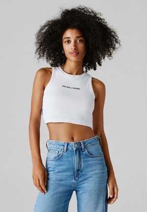 LOGO CROP - Top - white