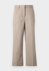 WIDE LEG ANKLE PANT - Kalhoty - beige