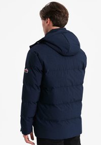 Ombre Wintermantel - navy