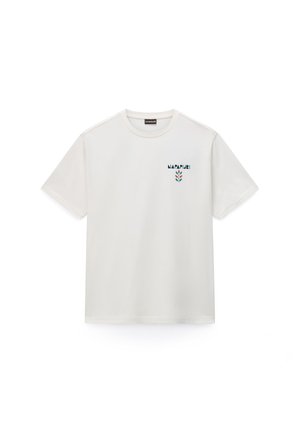 Napapijri, SWHOL SS FANCY FVA - T-shirt imprimé - white whisper