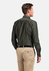 GIORDANO Zakelijk overhemd - dark green