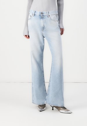 BECKA PANTS - Jean boyfriend - super light blue