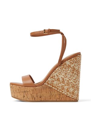 TWO-PIECE MARYSOL - High heeled sandals - medium brown