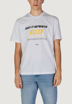 DHARYS - T-shirt con stampa - white