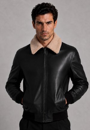 CYCAS D'OR THE COMMENDENT AVIATOR HERITAGE REMOVABLE COLLAR  - Bomberjakke - black