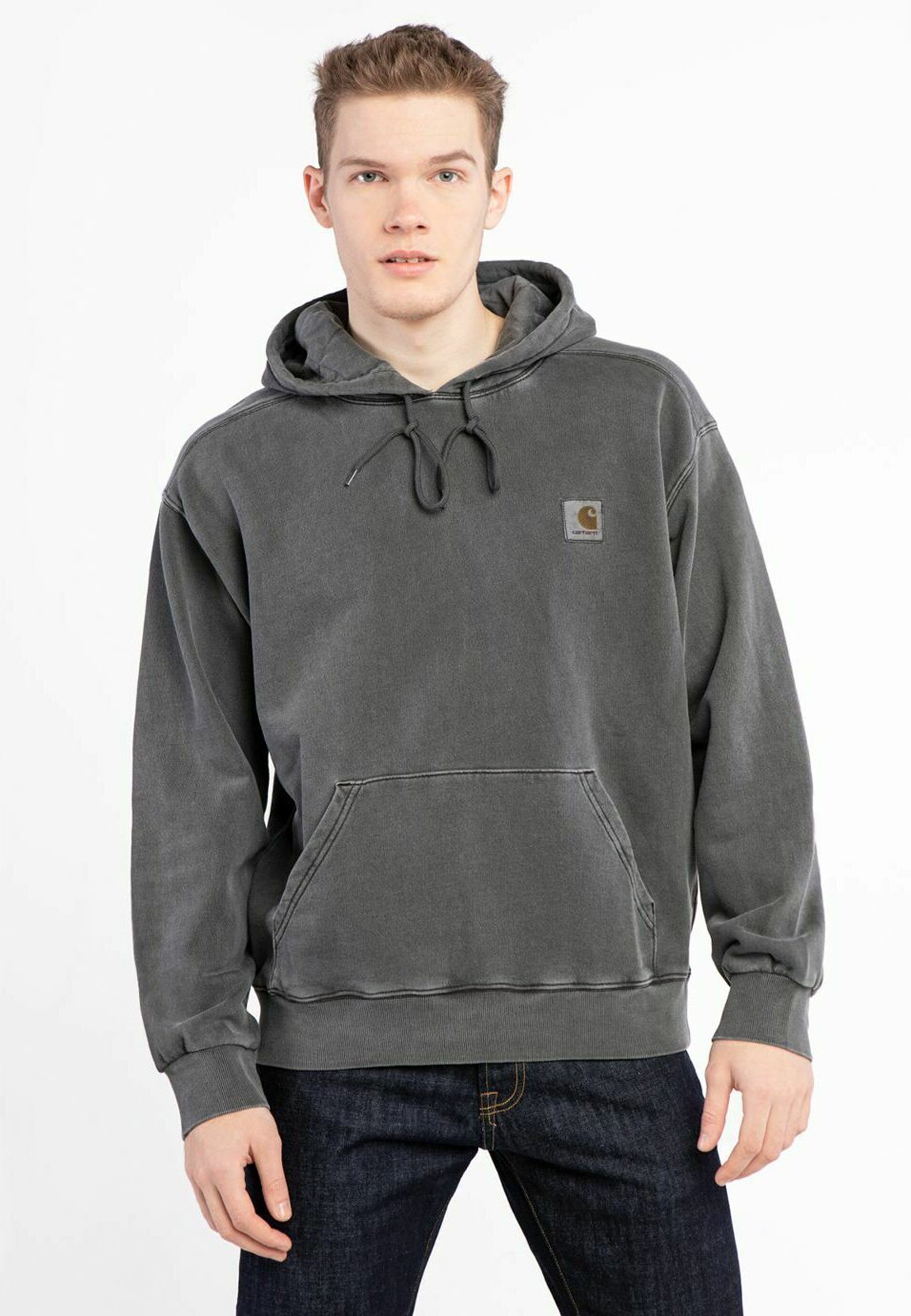 Carhartt WIP NELSON - Jersey con capucha - grey/gris - Zalando.es