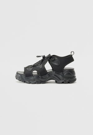 Sandale cu talpă ortopedică - black