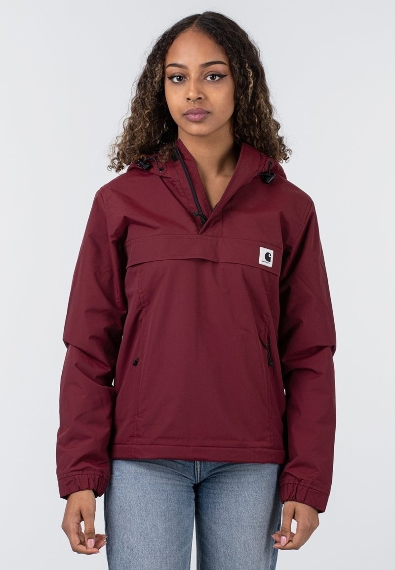 Carhartt Nimbus Pullover Jacket Carhartt Windbreaker Damen Rot