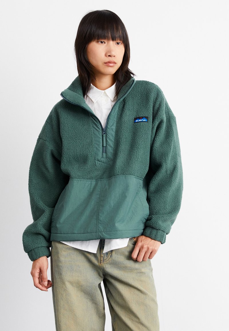 Billabong BOUNDARY MOCK NECK - Fleece trui - mul/zwart