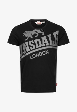 Lonsdale, SYMONDSBURY - T-Shirt print - black /grey