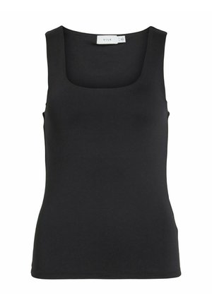 VILA VIKENZA U-NECK NOOS - Top - black