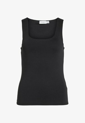 VILA VIKENZA U-NECK NOOS - Top - black