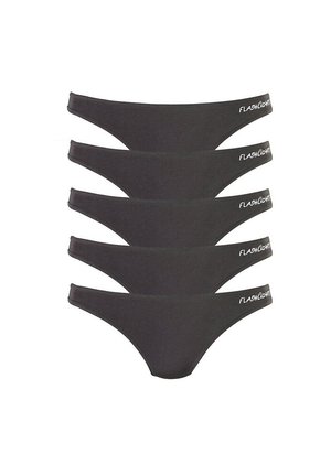 STRING 5 PACK - Thong - schwarz
