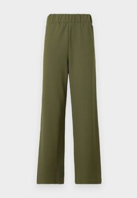 TOM TAILOR DENIM PLEATED PANTS - Pantaloni - grape leaf green