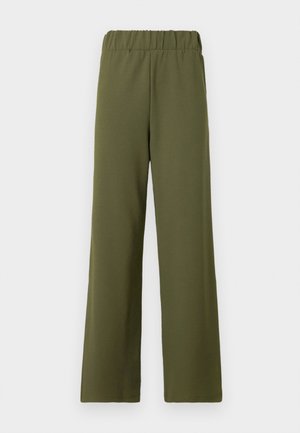 TOM TAILOR DENIM PLEATED PANTS - Tygbyxor - grape leaf green
