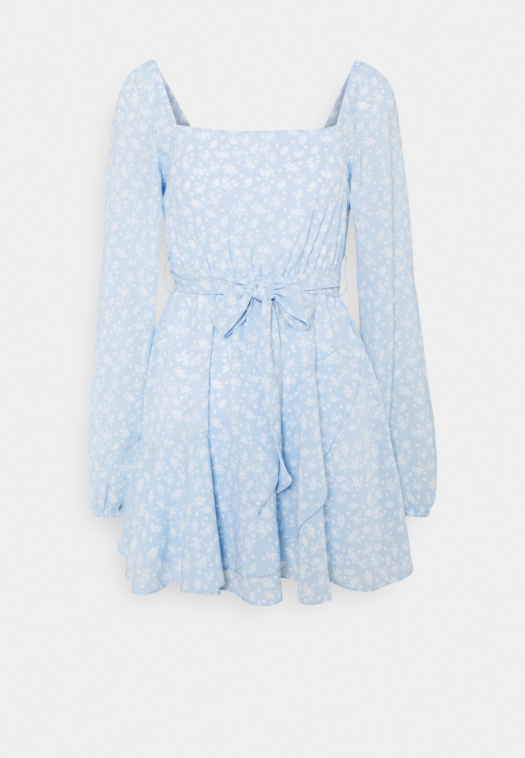 Women PAMELA REIF X ZALANDO OVERLAPPED FRILL MINI DRESS - Day dress Women PAMELA REIF X ZALANDO OVERLAPPED FRILL MINI DRESS - Day dress
