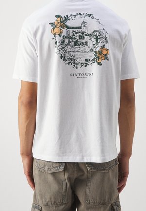 T-shirt print - white