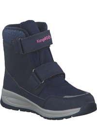 KangaROOS CANDELA - Snowboot/Winterstiefel - dk navy daisy pink unicorn