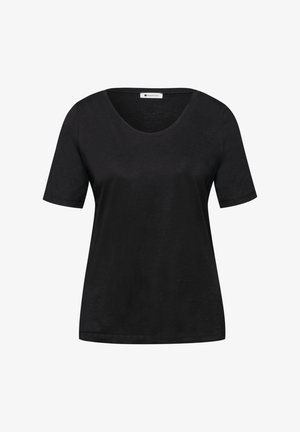Street One, BASIC T-SHIRT - T-shirt basique - schwarz