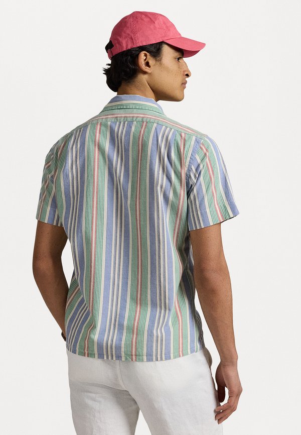 CLASSIC FIT STRIPED CHAMBRAY CAMP SHIRT - Shirt2