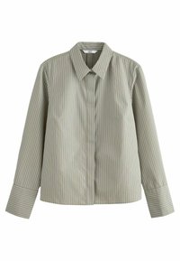 LONG SLEEVE  - REGULAR FIT - Pogājama blūze - khaki green stripe