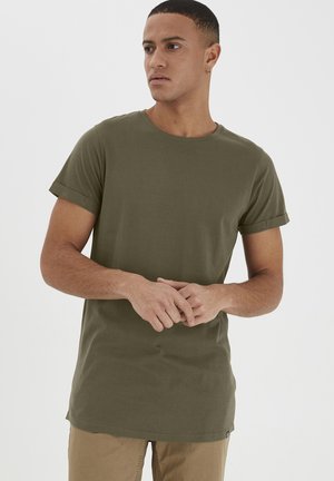 Solid SDLONGO - T-shirt - bas - ivy green