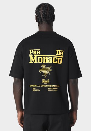 Pas de Monaco, CAVALIER T-SHIRT - T-shirt imprimé - black