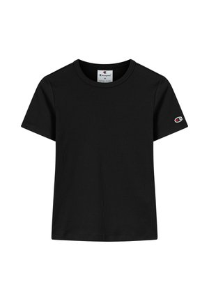 Champion, CORE HERITAGE SHORT SLEEVE FITTED - T-shirt basic - black