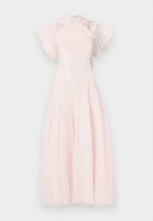 SCALLOP HALTER NECK GOWN - Oblečenie na špeciálnu príležitosť - seashell