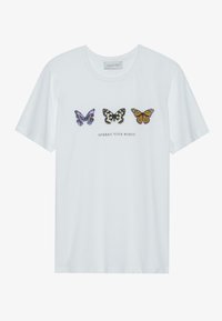 Anna Field Print T-shirt - white