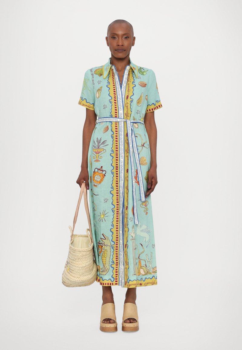 Alemais SURREALIST SUMMER SHIRT DRESS - Shirt dress - multi-coloured -  Zalando.ie
