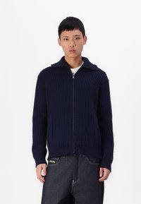 GAP CASHSOFT FULL ZIP - Cardigan - navy
