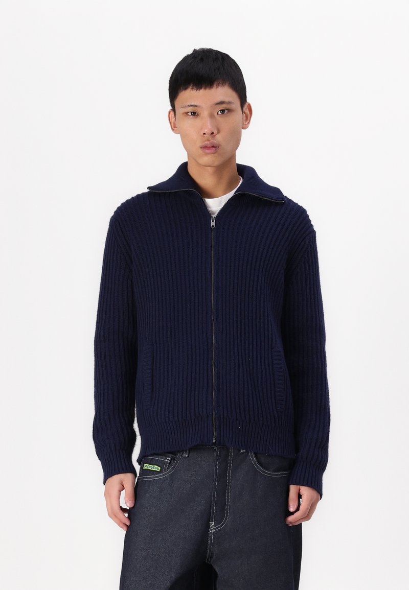 GAP CASHSOFT FULL ZIP - Cardigan - navy