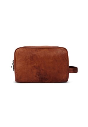 HOLZRICHTER Berlin Wash bag - cognac